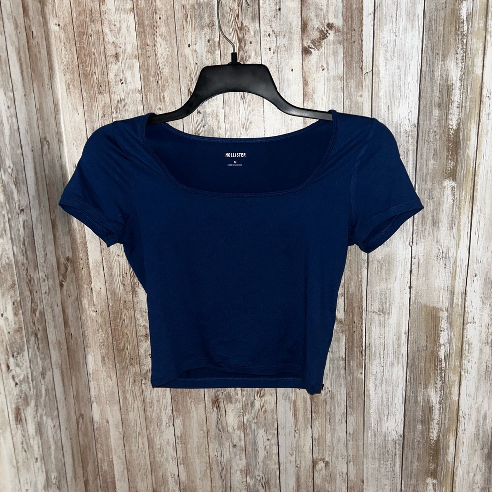 Hollister Deep Blue Women's Crop Top